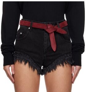Isabel Marant - Fringed Denim Shorts